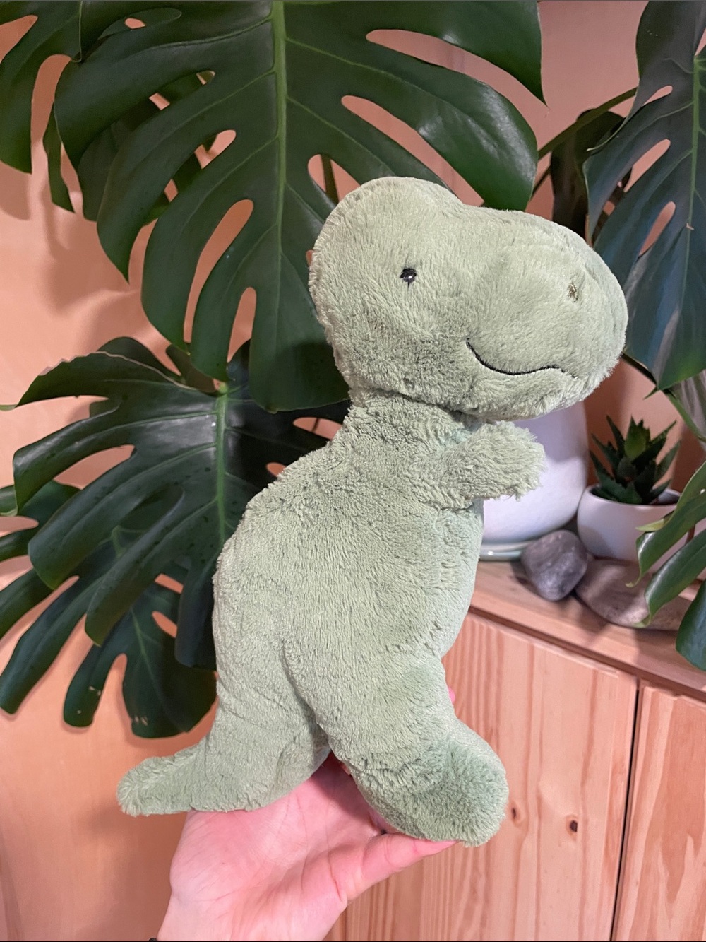 Jellycat Green Plush Dinosaur Toy